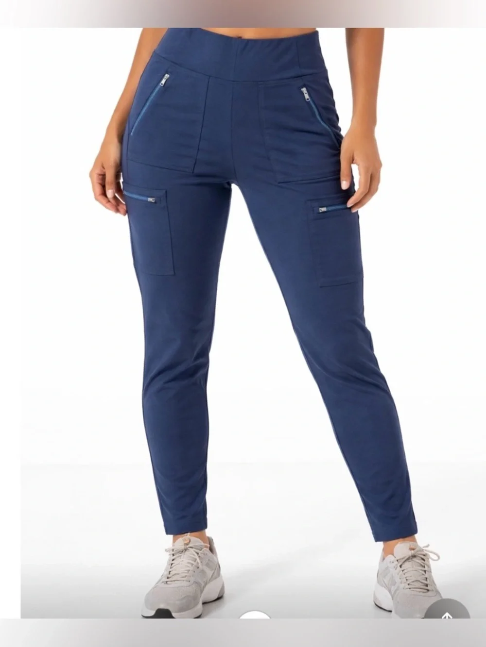 Athleta Navy Utility Jogger with Zip Pockets